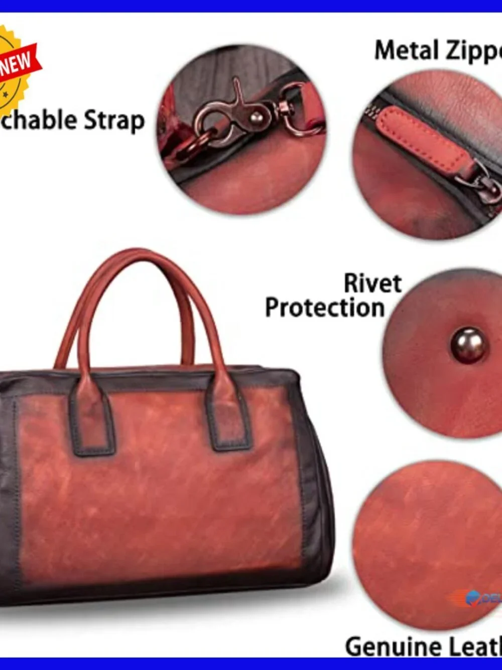 Genuine Leather Satchel Hobo Bag Crossbody Top Handle Large Purse